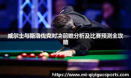 威尔士与斯洛伐克对决前瞻分析及比赛预测全攻略